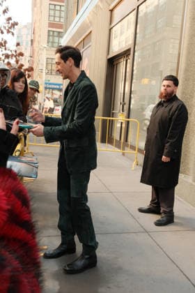New York NY March 10th: Actor Adrien Brody seen outside ABC Studios in New York City on March 10, 2026 Credit: AdMedia USA - ZUMAa123 20260310_zaa_a123_009 Copyright: xChrisxGonzalezx