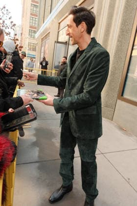 New York NY March 10th: Actor Adrien Brody seen outside ABC Studios in New York City on March 10, 2026 Credit: AdMedia USA - ZUMAa123 20260310_zaa_a123_011 Copyright: xChrisxGonzalezx
