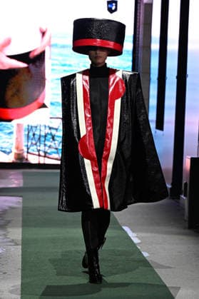 (260311) -- PARIS, March 11, 2026 -- A model presents a creation from the Ready-to-Wear Fall Winter 2026-2027 collections by Pierre Cardin during the Paris Fashion Week in Paris, France, on March 10, 2026. ( Handout via Xinhua) FRANCE-PARIS-FASHION WEEK-PIERRE CARDIN MeetEurope 