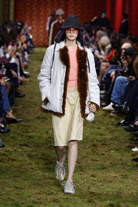 (260311) -- PARIS, March 11, 2026 -- A model presents a creation from the Ready-to-Wear Fall Winter 2026-2027 collections by Miu Miu during the Paris Fashion Week, in Paris, France, on March 10, 2026. ( Handout via Xinhua) FRANCE-PARIS-FASHION WEEK-MIU MIU MeetEurope 