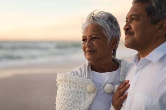 Thoughtful newlywed senior biracial couple looking away while standing at beach during sunset Thoughtful newlywed senior biracial couple looking away while standing at beach during sunset. lifestyle, love and weekend., model released, , property released, Cape Town, South Africa, 10.11.2021, 3087290.jpg, people,thoughtful,newlywed,senior,biracial,couple,looking away,standing,beach sunset,lifestyle,love,weekend,together,happy,romance,adult,romantic,happiness,relationship,family,person,leisure,attractive,smiling,cheerful,fun,portrait,smile,casual,valentine,looking,away,beach,sunset Senior,Elderly,Man,Male,Mixed-Race,Woman,Female