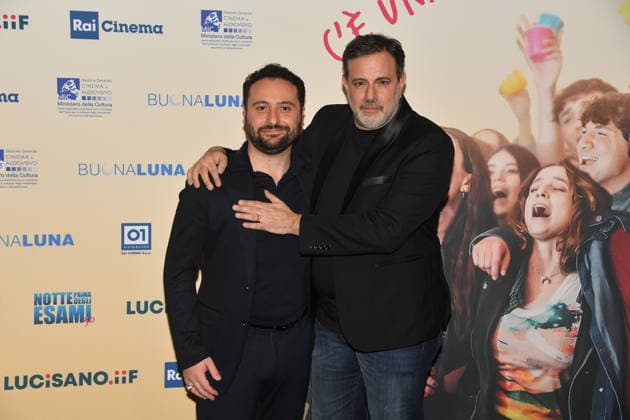 Rome, Adriano cinema, preview of the film Night before the exams 3.0 , In the photo: Tommaso Renzoni Fausto Brizzi  Copyright: xVincenzoxLandix xipa-agency.netx xVincenzoxLandix IPA_Agency_IPA72693246