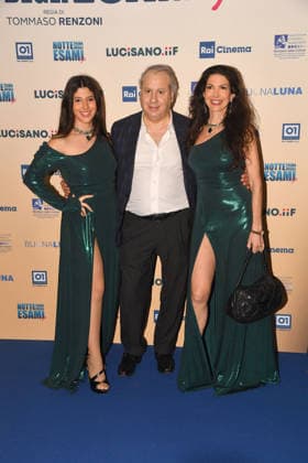 Rome, Adriano cinema, preview of the film Night before the exams 3.0 , In the photo: Maria Monse Salvatore Paravia and daughter Perla Maria  Copyright: xVincenzoxLandix xipa-agency.netx xVincenzoxLandix IPA_Agency_IPA72693530