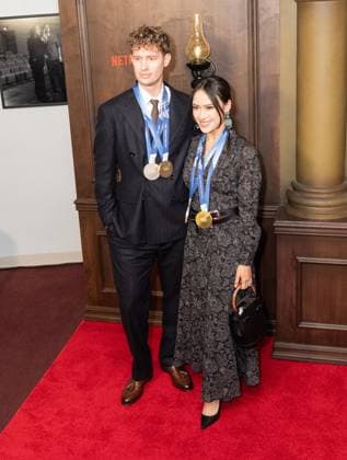 March 10, 2026, Bronx, New York, USA: Evan Bates and Madison Chock attend US premiere of Netflix s Peaky Blinders: The Immortal Man at DGA theater in New York, NY on March 10, 2026. Bronx USA - ZUMAr339 20260310_znp_r339_032 Copyright: xLevxRadinx