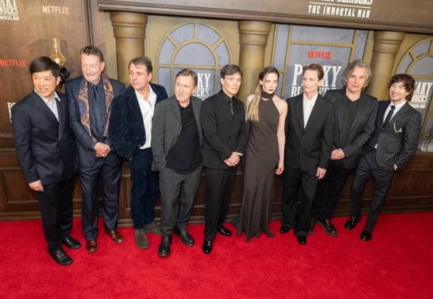 March 10, 2026, Bronx, New York, USA: Dan Lin, Chairman of Film, Netflix, Steven Knight, Guy Heeley, Tim Roth, Cillian Murphy, Rebecca Ferguson, Tom Harper, Antony Glen and Barry Keoghan attend US premiere of Netflix s Peaky Blinders: The Immortal Man at DGA theater in New York, NY on March 10, 2026. Bronx USA - ZUMAr339 20260310_znp_r339_061 Copyright: xLevxRadinx