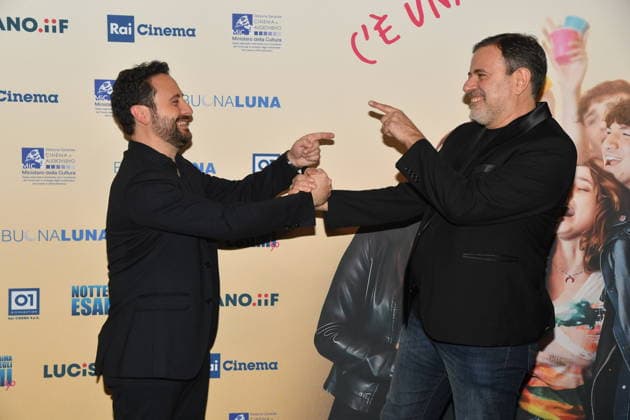 Rome, Adriano cinema, preview of the film Night before the exams 3.0 , In the photo: Tommaso Renzoni Fausto Brizzi  Copyright: xVincenzoxLandix xipa-agency.netx xVincenzoxLandix IPA_Agency_IPA72693240