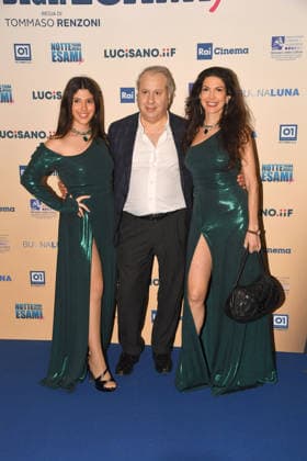 Rome, Adriano cinema, preview of the film Night before the exams 3.0 , In the photo: Maria Monse Salvatore Paravia and daughter Perla Maria  Copyright: xVincenzoxLandix xipa-agency.netx xVincenzoxLandix IPA_Agency_IPA72693539