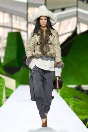 (260311) -- PARIS, March 11, 2026 -- A model presents a creation from the Ready-to-Wear Fall Winter 2026-2027 collections by Louis Vuitton during the Paris Fashion Week, in Paris, France, on March 10, 2026. ( Handout via Xinhua) FRANCE-PARIS-FASHION WEEK-LOUIS VUITTON MeetEurope 