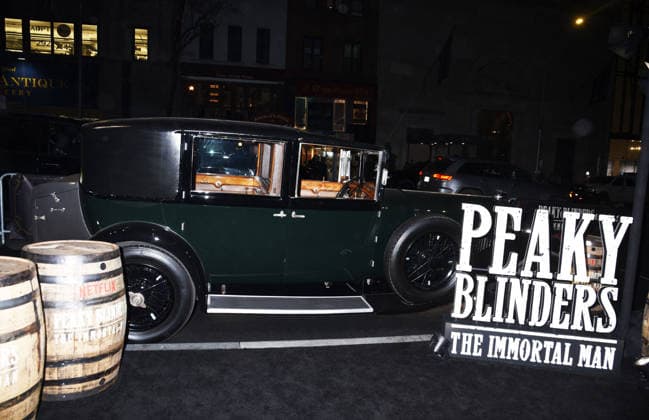 Peaky Blinders: The Immortal Man World Premiere - NYC The Peaky Blinders car at Peaky Blinders: The Immortal Man NY premiere at the DGA Theater on March 10, 2026 in New York city, NY, USA. Photo by MM AABACAPRESS.COM New York city United Arab Emirates  Copyright: xMM ABACAx