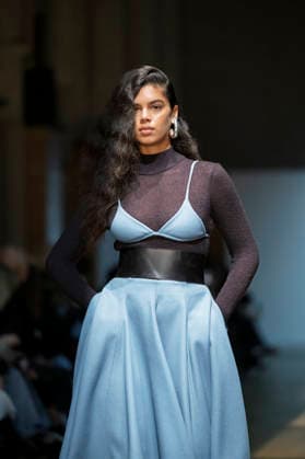 PFW - Situationist Runway A model walks the runway during the Situationist Womenswear Fall Winter 2026-2027 show as part of Paris Fashion Week on March 10, 2026 in Paris, France. Photo by Jana Call me J ABACAPRESS.COM Paris Ile de France France  Copyright: xJanaxCallxmexJ ABACAx