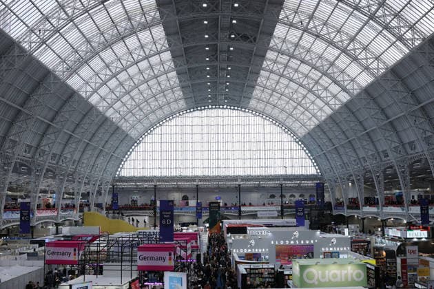 (260311) -- LONDON, March 11, 2026 -- This photo taken on March 10, 2026 shows a scene of the 2026 London Book Fair in London, Britain. The 2026 London Book Fair kicked off here on Tuesday. ) BRITAIN-LONDON-BOOK FAIR-OPENING LixYing 