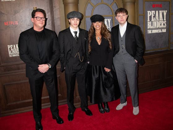Arrivals for the New York premiere of Netflix s Peaky Blinders: The Immortal Man Featuring: Paulie Connell, Kameron Connell, Dolores Catania and Louie Spagnola Where: New York, New York, United States When: 10 Mar 2026 Credit: Janet Mayer INSTARimages.com EDITORIAL USE ONLY. NOT FOR USE BY NEWSPAPERS BASED IN THE UK. Copyright: xx instar55544558