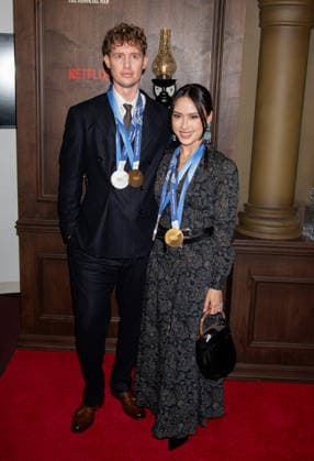 Arrivals for the New York premiere of Netflix s Peaky Blinders: The Immortal Man Featuring: Evan Bates and Madison Chock Where: New York, New York, United States When: 10 Mar 2026 Credit: Janet Mayer INSTARimages.com EDITORIAL USE ONLY. NOT FOR USE BY NEWSPAPERS BASED IN THE UK. Copyright: xx instar55544559