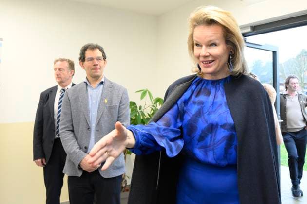 Queen Mathilde Visits Youth Care De Kering BRUSSELS, BELGIUM - MARCH 11: Queen Mathilde of Belgium pictured visiting the youth care department De Kering of non-profit Ter Loke on March 11, 2026 in Brussels, Belgium, 11 03 2026 Brussels Belgium  Copyright: xPhilipxReynaersx