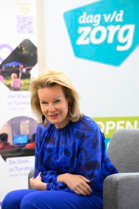 Queen Mathilde Visits Youth Care De Kering BRUSSELS, BELGIUM - MARCH 11: Queen Mathilde of Belgium pictured visiting the youth care department De Kering of non-profit Ter Loke on March 11, 2026 in Brussels, Belgium, 11 03 2026 Brussels Belgium  Copyright: xPhilipxReynaersx