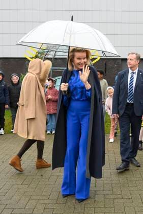 Queen Mathilde Visits Youth Care De Kering BRUSSELS, BELGIUM - MARCH 11: Queen Mathilde of Belgium pictured visiting the youth care department De Kering of non-profit Ter Loke on March 11, 2026 in Brussels, Belgium, 11 03 2026 Brussels Belgium  Copyright: xPhilipxReynaersx