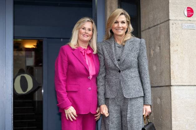 11-03-2026 Amsterdam Queen Maxima presented a workbook at the Anne-Bo Foundation, a foundation focuses on girls for whom studying is not a given, for example, because they grow up in poverty, have a history of refugee status, or have been in youth care, at LAB111 in Amsterdam. Â  Copyright: xPPEx