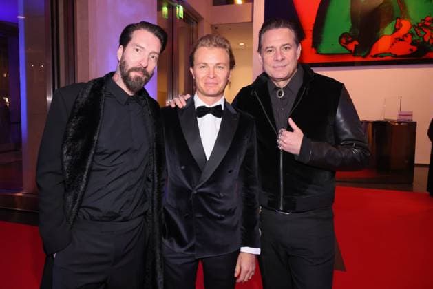 Freundship Award 2026 Alec Völkel, Nico Rosberg, Sascha Vollmer German British Freundship Award 2026 for Nico Rosberg, AXICA Lounge, Berlin, Date 11 03 2026 Copyright: xEventpress Kratschx