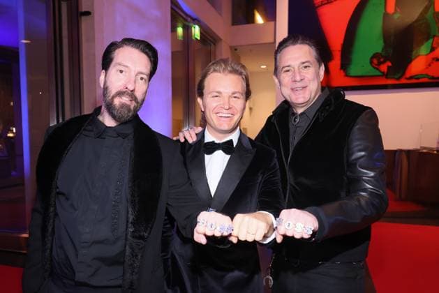 Freundship Award 2026 Alec Völkel, Nico Rosberg, Sascha Vollmer German British Freundship Award 2026 for Nico Rosberg, AXICA Lounge, Berlin, Date 11 03 2026 Copyright: xEventpress Kratschx