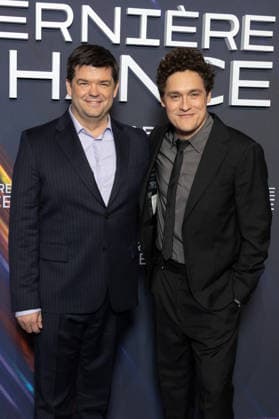 Projet Derniere Chance Paris Film Premiere Chris Miller, Phil Lord attends Projet Derniere Chance - Project Hail Mary Paris Film Premiere at Pathe Palace on March 11, 2026 in Paris, France. Photo by Nasser Berzane ABACAPRESS.COM Paris France  Copyright: xBerzanexNasser ABACAx
