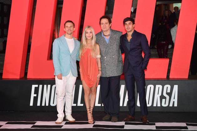 Rome, Cinema The Space Moderno Premiere of the Film Idols until the last race , In the photo: Mat Whitecross, Óscar Casas, Ana Mena Claudio Santamaria  Copyright: xVincenzoxLandix xipa-agency.netx xVincenzoxLandix IPA_Agency_IPA72740007