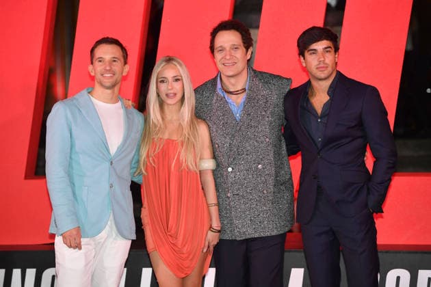 Rome, Cinema The Space Moderno Premiere of the Film Idols until the last race , In the photo: Mat Whitecross, Óscar Casas, Ana Mena Claudio Santamaria  Copyright: xVincenzoxLandix xipa-agency.netx xVincenzoxLandix IPA_Agency_IPA72740010