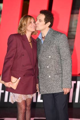Rome, Cinema The Space Moderno Premiere of the Film Idols until the last race , In the photo: Claudio Santamaria Francesca Barra  Copyright: xVincenzoxLandix xipa-agency.netx xVincenzoxLandix IPA_Agency_IPA72739808