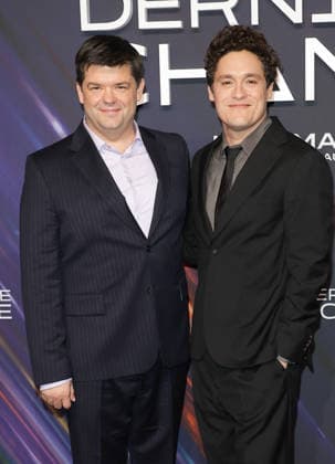 Chris Miller et Phil Lord au photocall de la première du film Projet dernière chance Project Hail Mary au cinéma Pathé Palace à Paris le 11 mars 2026 Coadic Guirec Bestimage Photocall for the premiere of the movie Project Hail Mary at the Pathé Palace cinema in Paris on 11 March 2026 Paris France  Copyright: xCOADICxGUIRECx xBESTIMAGExCOADICxGUIRECx xBESTIMAGEx