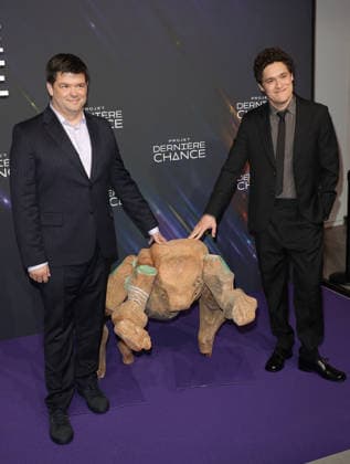 Chris Miller et Phil Lord au photocall de la première du film Projet dernière chance Project Hail Mary au cinéma Pathé Palace à Paris le 11 mars 2026 Coadic Guirec Bestimage Photocall for the premiere of the movie Project Hail Mary at the Pathé Palace cinema in Paris on 11 March 2026 Paris France  Copyright: xCOADICxGUIRECx xBESTIMAGExCOADICxGUIRECx xBESTIMAGEx