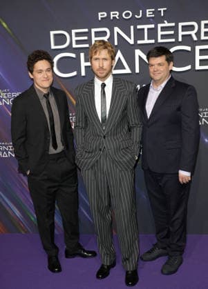 Phil Lord, Ryan Gosling et Chris Miller au photocall de la première du film Projet dernière chance Project Hail Mary au cinéma Pathé Palace à Paris le 11 mars 2026 Coadic Guirec Bestimage Photocall for the premiere of the movie Project Hail Mary at the Pathé Palace cinema in Paris on 11 March 2026 Paris France  Copyright: xCOADICxGUIRECx xBESTIMAGExCOADICxGUIRECx xBESTIMAGEx