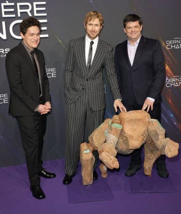 Phil Lord, Ryan Gosling et Chris Miller au photocall de la première du film Projet dernière chance Project Hail Mary au cinéma Pathé Palace à Paris le 11 mars 2026 Coadic Guirec Bestimage Photocall for the premiere of the movie Project Hail Mary at the Pathé Palace cinema in Paris on 11 March 2026 Paris France  Copyright: xCOADICxGUIRECx xBESTIMAGExCOADICxGUIRECx xBESTIMAGEx