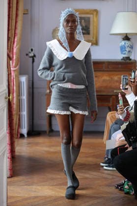 PFW - Florentina Leitner Runway A model walks the runway during the Florentina Leitner Womenswear Fall Winter 2026-2027 show as part of Paris Fashion Week on March 10, 2026 in Paris, France. Photo by Alain Gil Gonzalez ABACAPRESS.COM Paris France  Copyright: xGonzalezxAlain-Gil ABACAx