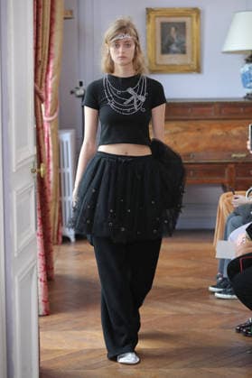 PFW - Florentina Leitner Runway A model walks the runway during the Florentina Leitner Womenswear Fall Winter 2026-2027 show as part of Paris Fashion Week on March 10, 2026 in Paris, France. Photo by Alain Gil Gonzalez ABACAPRESS.COM Paris France  Copyright: xGonzalezxAlain-Gil ABACAx