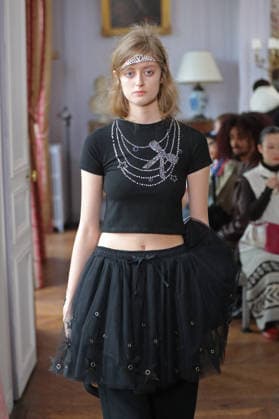 PFW - Florentina Leitner Runway A model walks the runway during the Florentina Leitner Womenswear Fall Winter 2026-2027 show as part of Paris Fashion Week on March 10, 2026 in Paris, France. Photo by Alain Gil Gonzalez ABACAPRESS.COM Paris France  Copyright: xGonzalezxAlain-Gil ABACAx