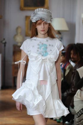PFW - Florentina Leitner Runway A model walks the runway during the Florentina Leitner Womenswear Fall Winter 2026-2027 show as part of Paris Fashion Week on March 10, 2026 in Paris, France. Photo by Alain Gil Gonzalez ABACAPRESS.COM Paris France  Copyright: xGonzalezxAlain-Gil ABACAx