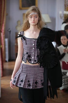 PFW - Florentina Leitner Runway A model walks the runway during the Florentina Leitner Womenswear Fall Winter 2026-2027 show as part of Paris Fashion Week on March 10, 2026 in Paris, France. Photo by Alain Gil Gonzalez ABACAPRESS.COM Paris France  Copyright: xGonzalezxAlain-Gil ABACAx