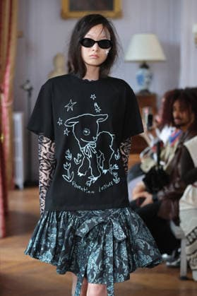 PFW - Florentina Leitner Runway A model walks the runway during the Florentina Leitner Womenswear Fall Winter 2026-2027 show as part of Paris Fashion Week on March 10, 2026 in Paris, France. Photo by Alain Gil Gonzalez ABACAPRESS.COM Paris France  Copyright: xGonzalezxAlain-Gil ABACAx