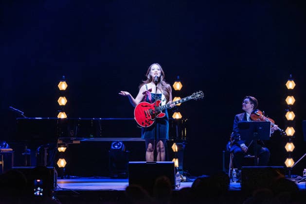 Music Concert - Laufey - A Matter of Time Tour Laufey Lin Jonsdottir Bergamo ChorusLife Arena Italy Copyright: xMirkoxFava TSCKx xLiveMediax LPM_2338001