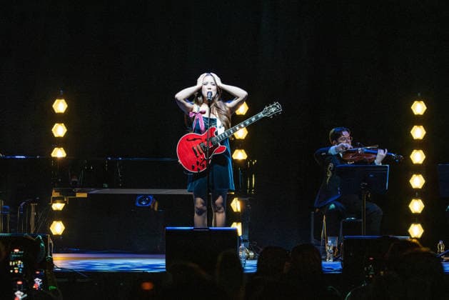 Music Concert - Laufey - A Matter of Time Tour Laufey Lin Jonsdottir Bergamo ChorusLife Arena Italy Copyright: xMirkoxFava TSCKx xLiveMediax LPM_2338005