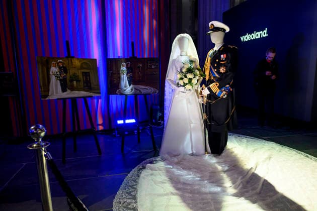 11-03-2026 Premiere of the second season of the Videoland Original drama series Maxima in De Nieuwe Kerk, Amsterdam. Wedding dress Â  Copyright: xPPEx