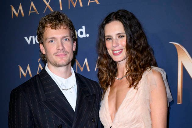 11-03-2026 Premiere of the second season of the Videoland Original drama series Maxima in De Nieuwe Kerk, Amsterdam. Martijn Lakemeier Als Willem-Alexander en Delfina Chaves Als Maxima Â  Copyright: xPPEx