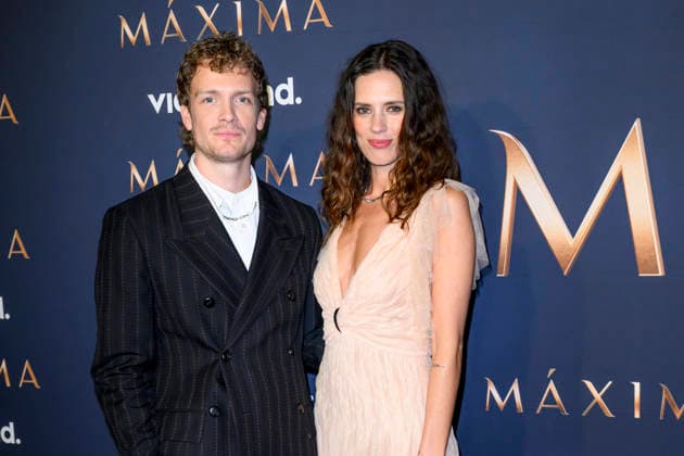 11-03-2026 Premiere of the second season of the Videoland Original drama series Maxima in De Nieuwe Kerk, Amsterdam. Martijn Lakemeier Als Willem-Alexander en Delfina Chaves Als Maxima Â  Copyright: xPPEx