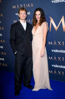 11-03-2026 Premiere of the second season of the Videoland Original drama series Maxima in De Nieuwe Kerk, Amsterdam. Martijn Lakemeier Als Willem-Alexander en Delfina Chaves Als Maxima Â  Copyright: xPPEx