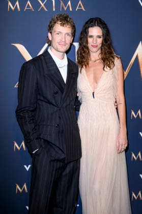 11-03-2026 Premiere of the second season of the Videoland Original drama series Maxima in De Nieuwe Kerk, Amsterdam. Martijn Lakemeier Als Willem-Alexander en Delfina Chaves Als Maxima Â  Copyright: xPPEx