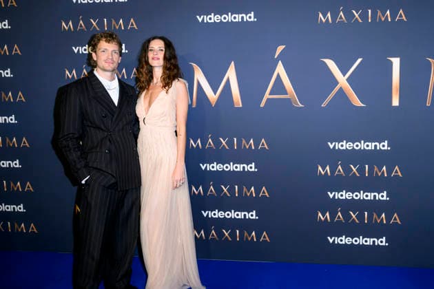 11-03-2026 Premiere of the second season of the Videoland Original drama series Maxima in De Nieuwe Kerk, Amsterdam. Martijn Lakemeier Als Willem-Alexander en Delfina Chaves Als Maxima Â  Copyright: xPPEx