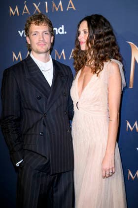 11-03-2026 Premiere of the second season of the Videoland Original drama series Maxima in De Nieuwe Kerk, Amsterdam. Martijn Lakemeier Als Willem-Alexander en Delfina Chaves Als Maxima Â  Copyright: xPPEx