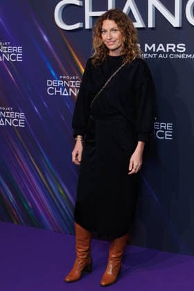 Project Hail Mary premiere at Pathe Palace theatre Celebrities arrival on red carpet Avant premiere de Projet derniere chance au cinema Pathe Palace Arrivees des celebrites sur le tapis rouge Aurelie Saada 453989 2026 03 11  Copyright: xSebastienxFremontx xStarfacex STAR_453989_015