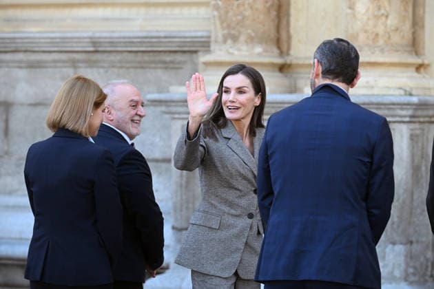Queen Letizia and the mayoress of the municipality, Judith Piquet Flores, on her arrival at the closing ceremony of the third edition of the Masters Degree in International Reporting at the University of Alcalá de Henares, on March 12, 2026, in Alcalá de Henares, Madrid, In collaboration with the RTVE Institute, the program combines academic training and professional experience to prepare students to cover global events, conflicts, crises and political and social transformations. It also focuses on the journalistic genre par excellence, reportage UNIVERSIDAD MÁSTER REINA José Alcalá de Henares Alcala de Henares Alcala de Henares Spain Copyright: xJosà xOlivax 7359678