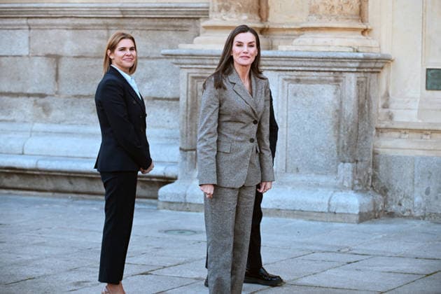 Queen Letizia and the mayoress of the municipality, Judith Piquet Flores, on her arrival at the closing ceremony of the third edition of the Masters Degree in International Reporting at the University of Alcalá de Henares, on March 12, 2026, in Alcalá de Henares, Madrid, In collaboration with the RTVE Institute, the program combines academic training and professional experience to prepare students to cover global events, conflicts, crises and political and social transformations. It also focuses on the journalistic genre par excellence, reportage UNIVERSIDAD MÁSTER REINA José Alcalá de Henares Alcala de Henares Alcala de Henares Spain Copyright: xJosà xOlivax 7359680