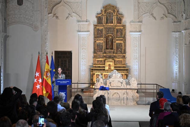 Queen Letizia during the closing ceremony of the third edition of the Master of Lifelong Learning in International Reporting Queen Letizia during the closing ceremony of the third edition of the Master of Lifelong Learning in International Reporting at the University of Alcalá de Henares, on March 12, 2026, in Alcalá de Henares Madrid, Spain The Master trains journalists capable of telling the world from the field In collaboration with the RTVE Institute, the program combines academic training and professional experience to prepare students to cover global events, conflicts, crises and political and social transformations, the program combines academic training and professional experience to prepare students to cover global events, conflic  Copyright: xJosÃ xOlivax 7359706